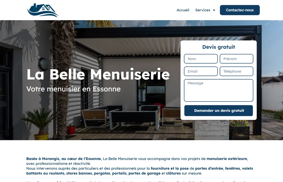Cas client — La Belle Menuiserie